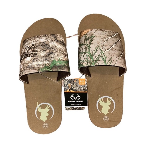 Realtree Other - Realtree Men’s Camo Slide Sandals | Size S/M (Men’s 9–10) | New with Tags